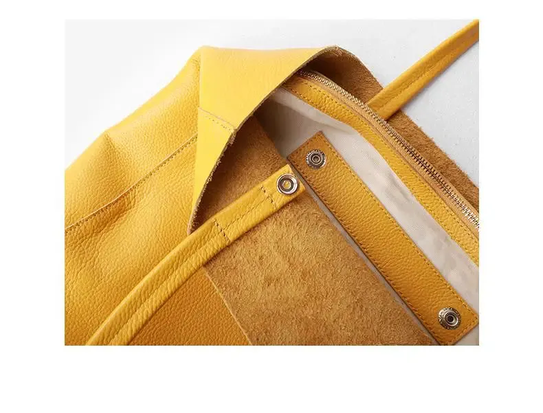 luxury Soft Genuine Leather Women Shoulder Bags Large Capacity Female Totes Bag Brand Designer Leather Lady Handbag Casual