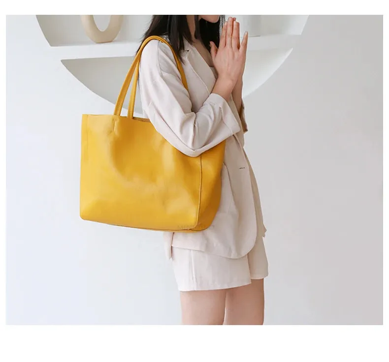 luxury Soft Genuine Leather Women Shoulder Bags Large Capacity Female Totes Bag Brand Designer Leather Lady Handbag Casual