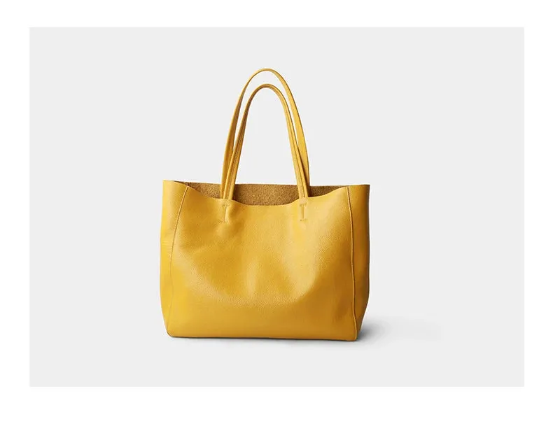 luxury Soft Genuine Leather Women Shoulder Bags Large Capacity Female Totes Bag Brand Designer Leather Lady Handbag Casual