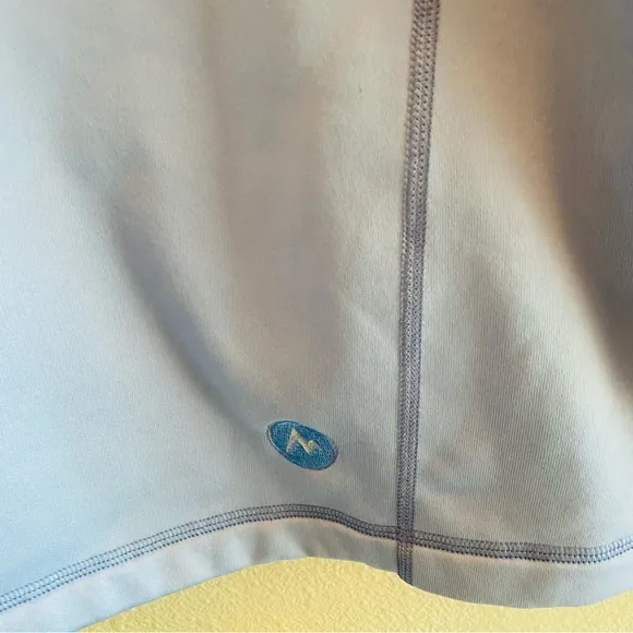 MARMOT Light Blue Softshell Fleece Lined Quarter Zip Jacket
