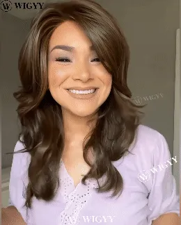 Mavis - Wigyy Brown Curl Elegant Wig