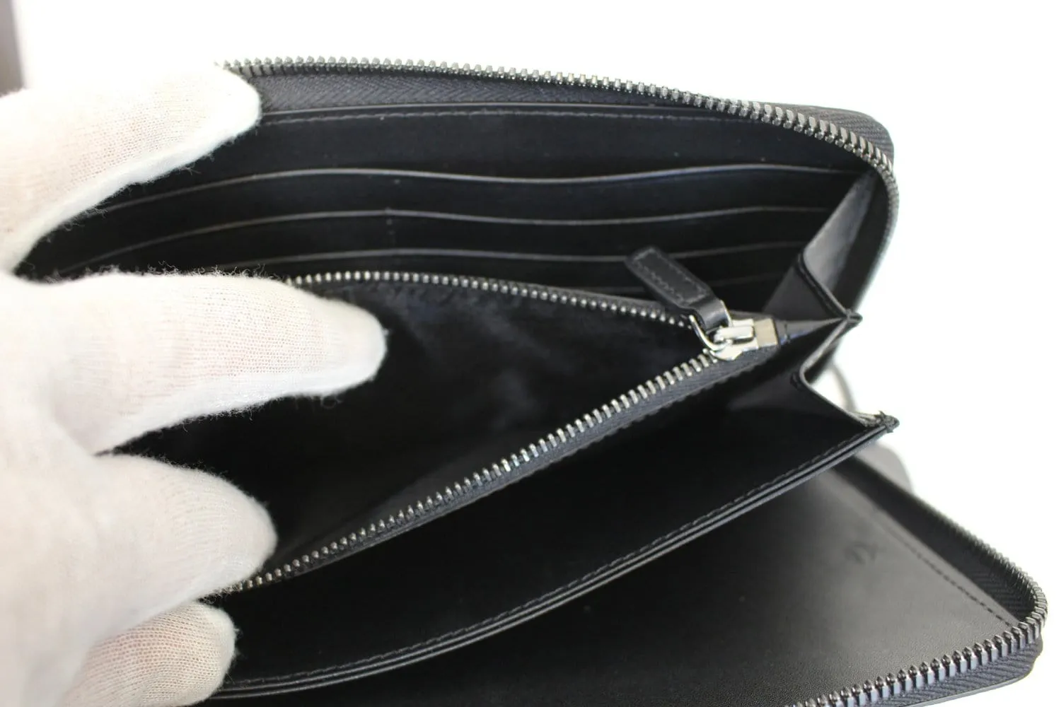 MCM Black Leather XLarage Zip Around Johan Travel Passport Wallet - Last Call