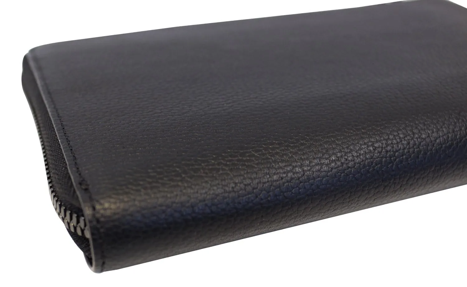MCM Black Leather XLarage Zip Around Johan Travel Passport Wallet - Last Call
