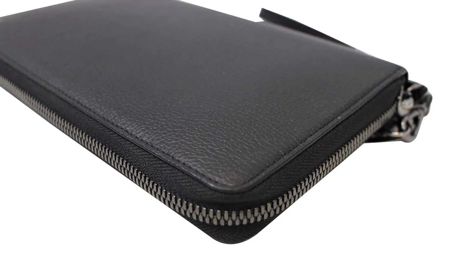 MCM Black Leather XLarage Zip Around Johan Travel Passport Wallet - Last Call