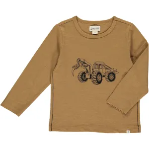 Me & Henry Boys “Construction” Long Sleeved Shirt: Size 3/4 to 8/9 Years