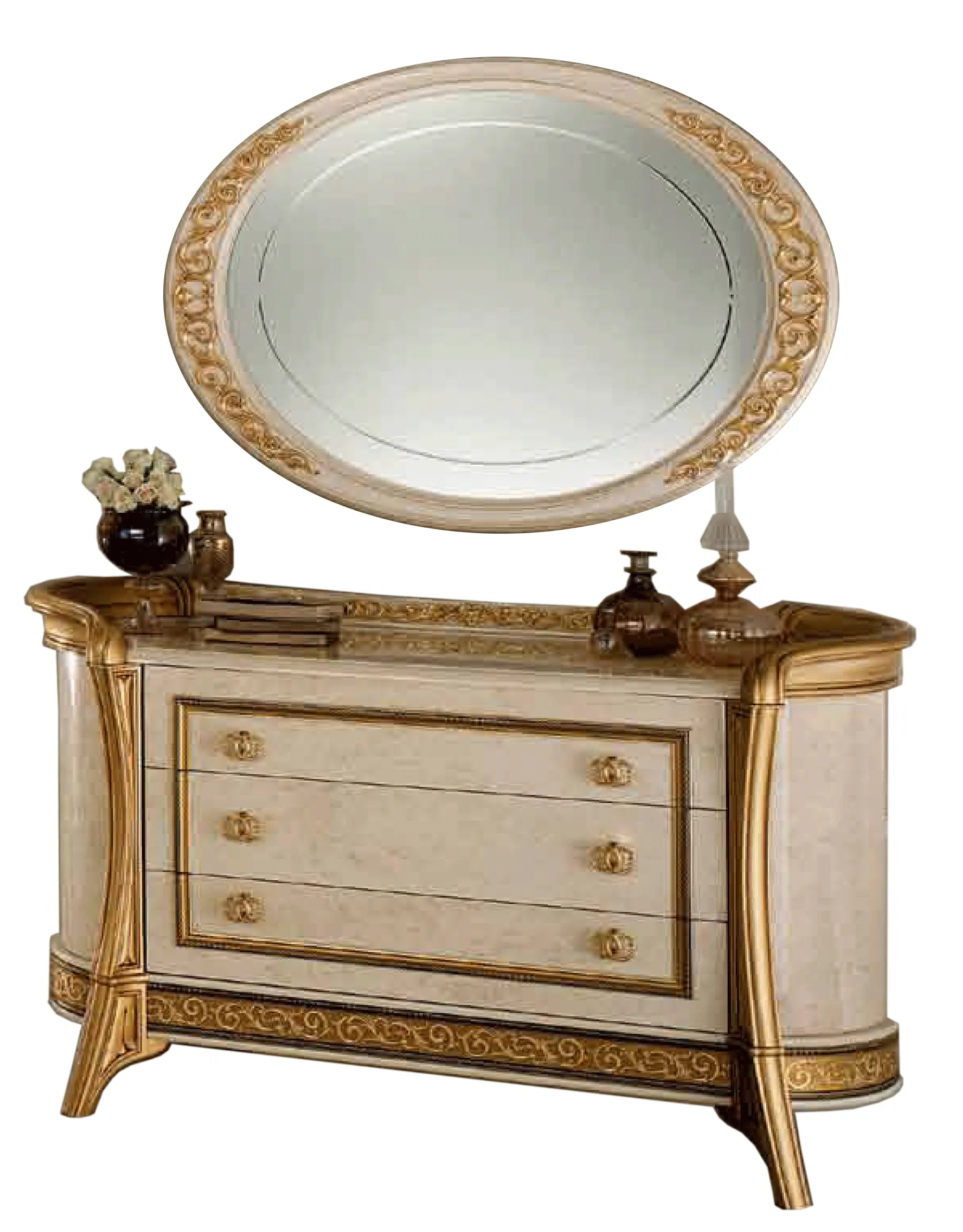 Melodia Dressers with Mirrors SET