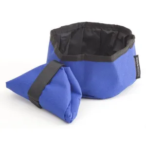 Mendota Collapsible Dog Bowl Blue