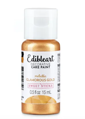 Metallic Glamorous Gold 15mL - Edible Art Decorative Paint