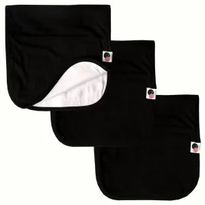 MIDNIGHT SOLID | Burp Cloths