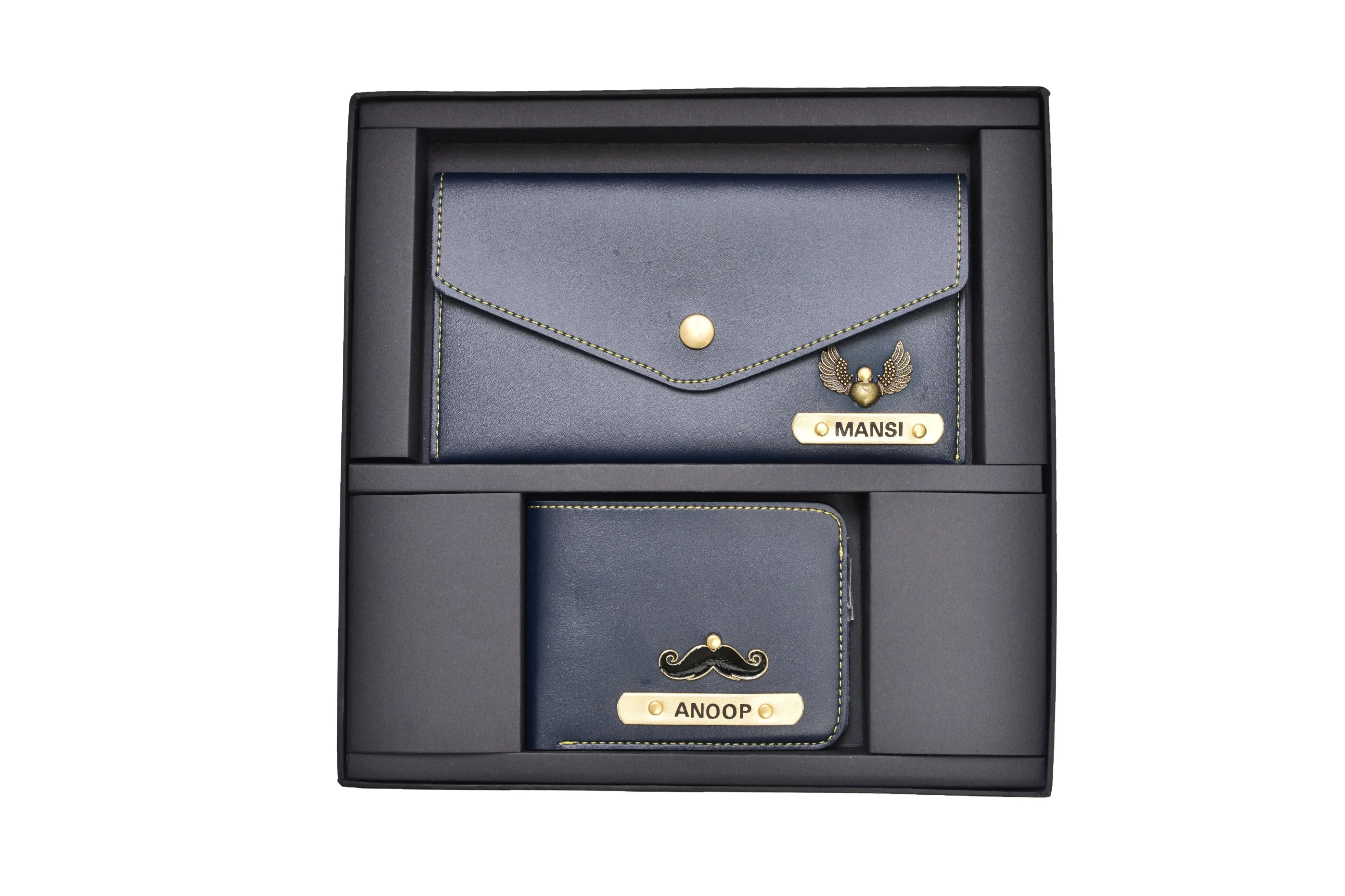 MInimal clutch   Men's Wallet (Couple Gift 2) - Royal Blue