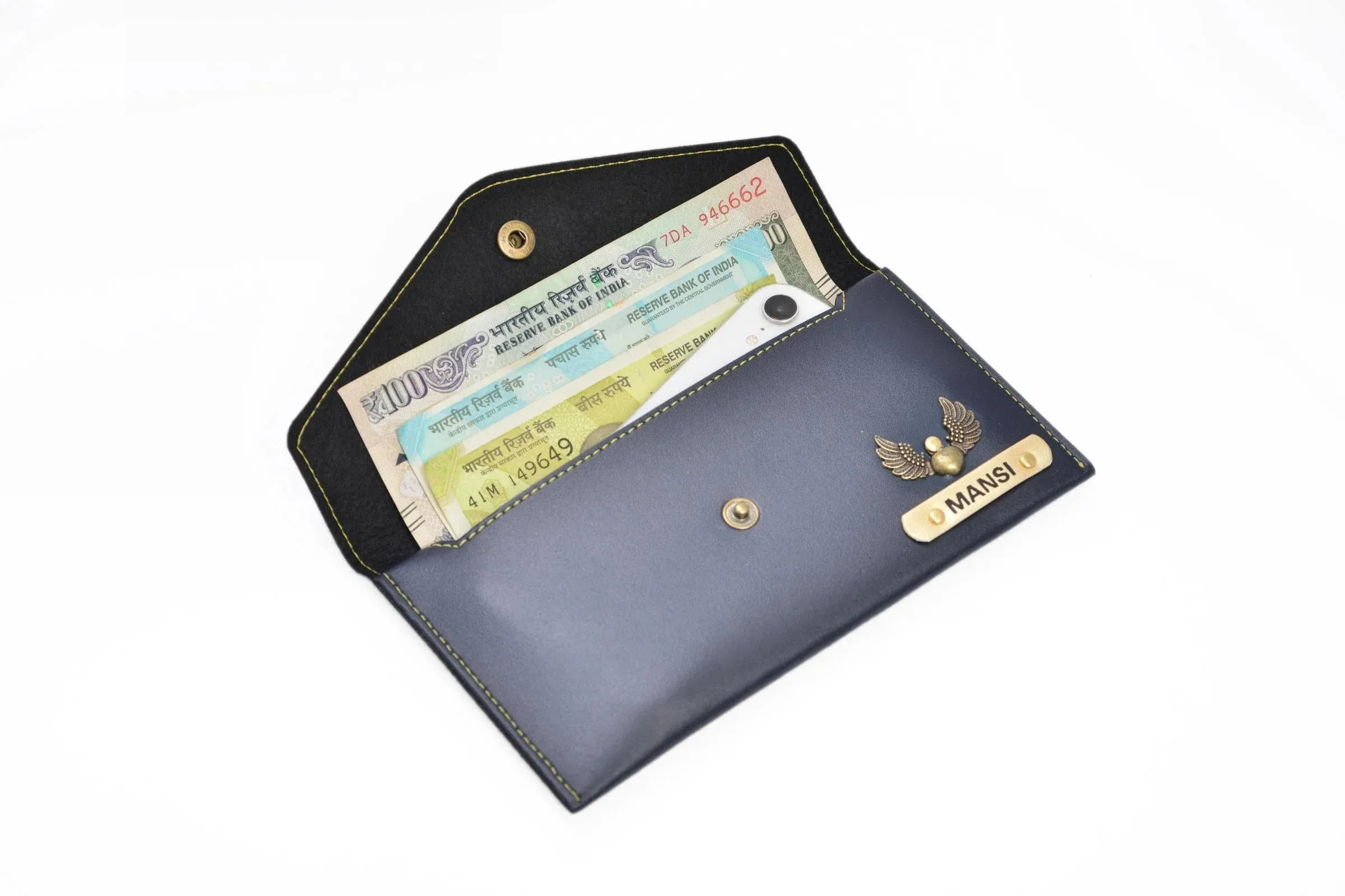 MInimal clutch   Men's Wallet (Couple Gift 2) - Royal Blue