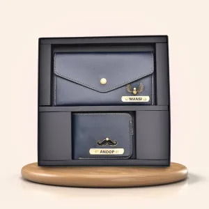 MInimal clutch   Men's Wallet (Couple Gift 2) - Royal Blue