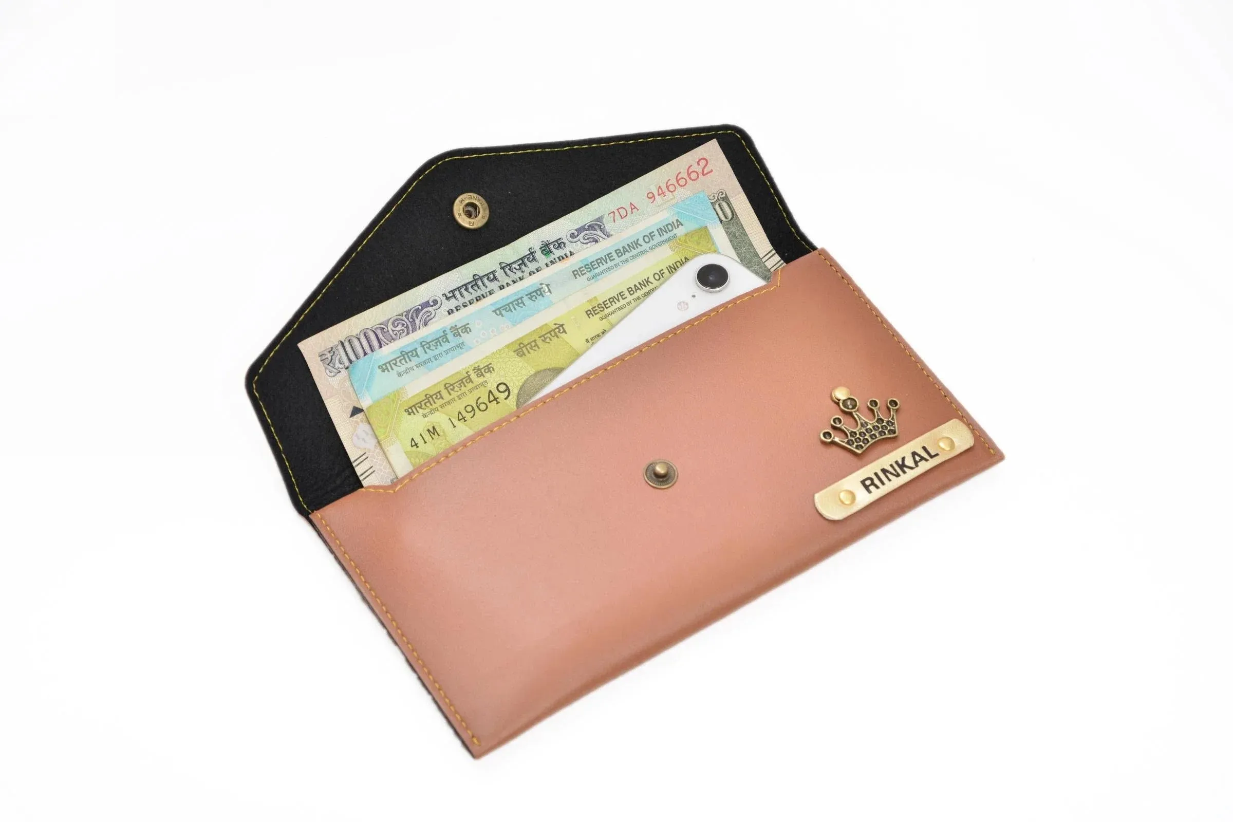 MInimal clutch   Men's Wallet (Couple Gift 2) - Tan