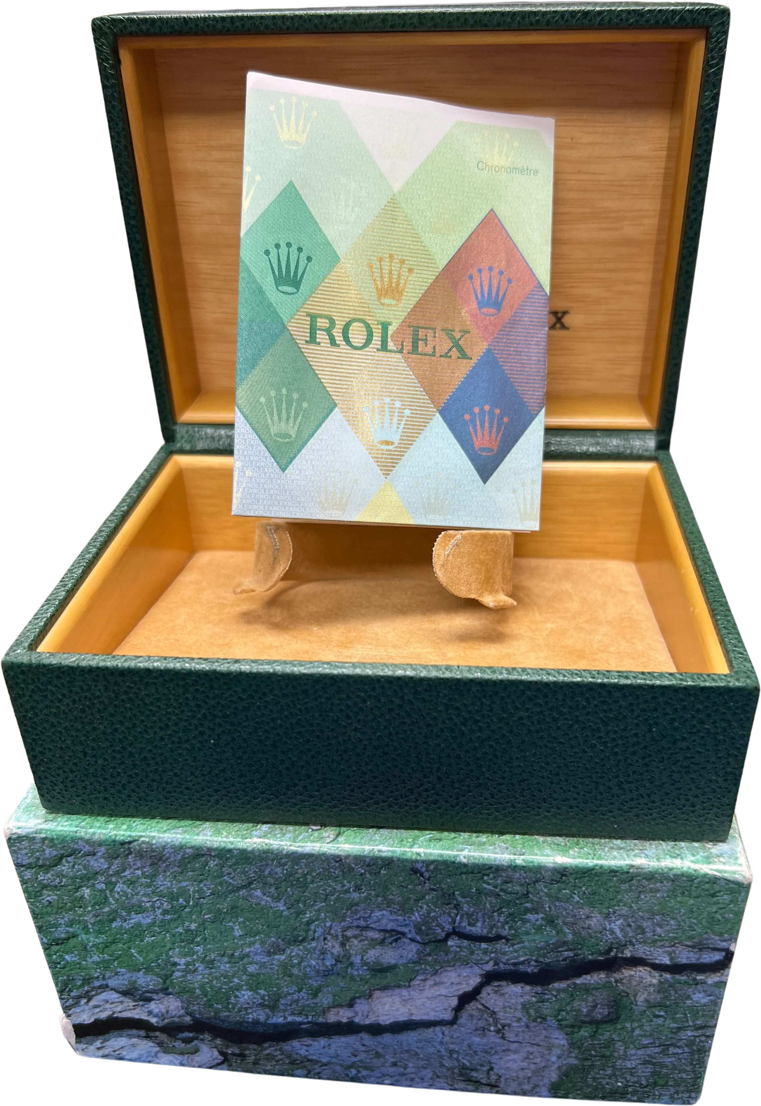 MINT PAPERS Rolex Explorer II White 40mm Steel NO-HOLES CASE Watch 16570 BOX