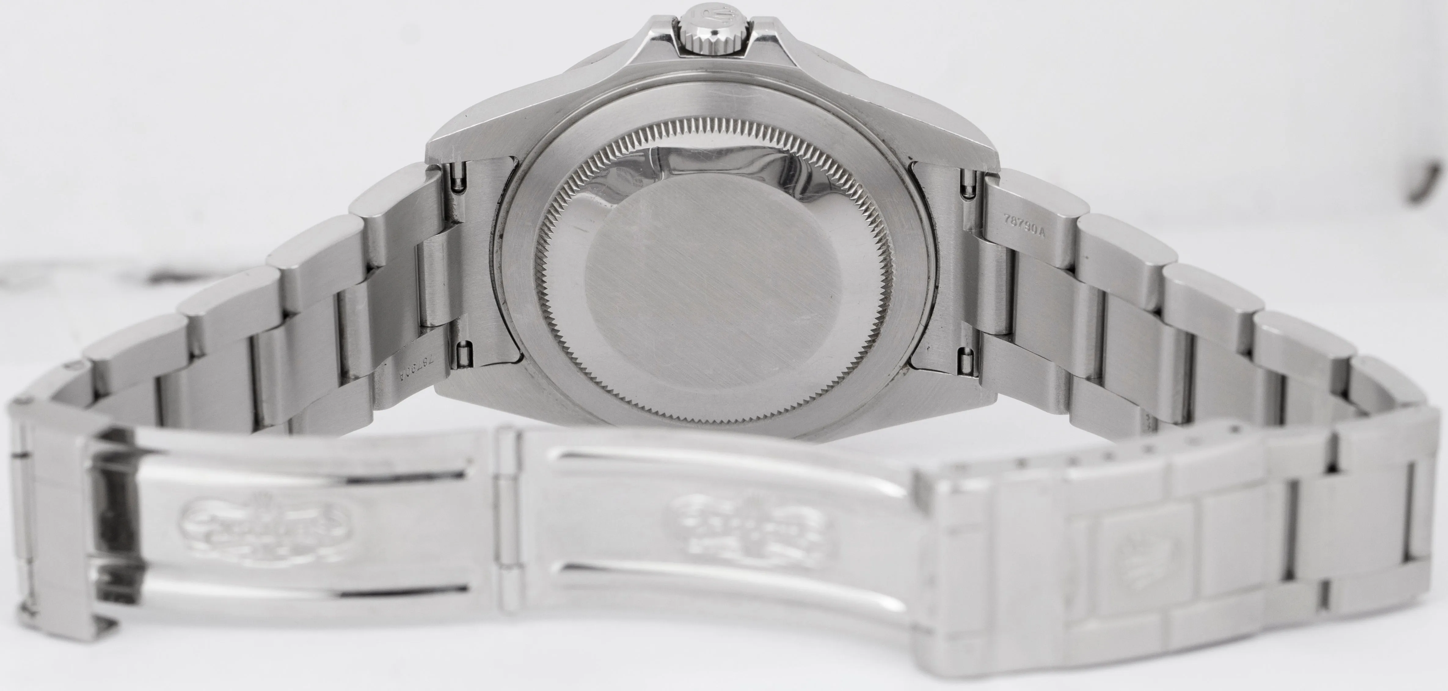 MINT PAPERS Rolex Explorer II White 40mm Steel NO-HOLES CASE Watch 16570 BOX
