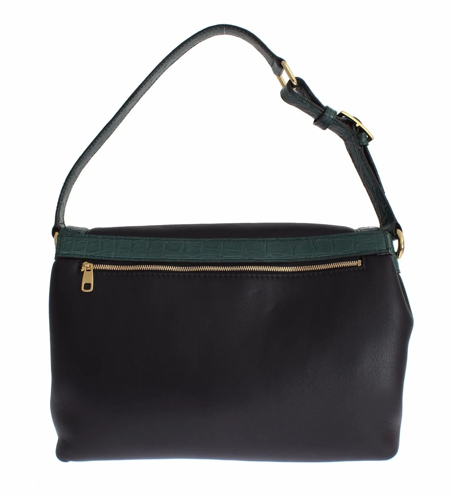 MISS BONITA Green Caiman Leather Designer Handbag for Women Purse