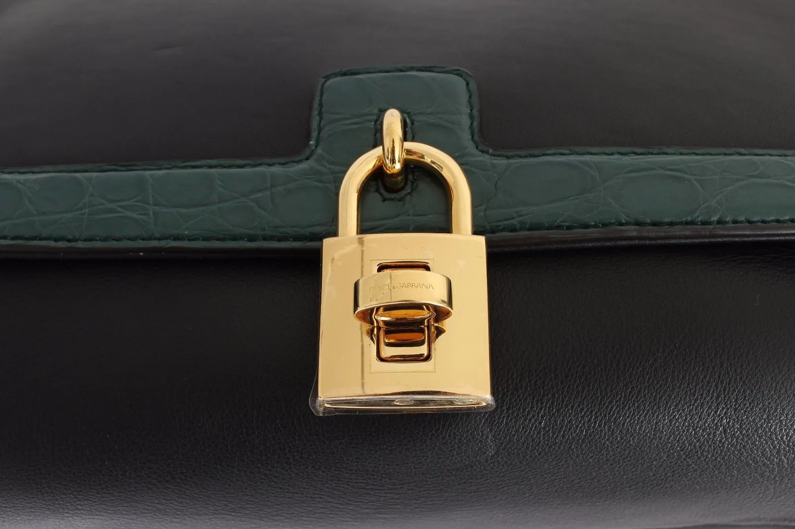 MISS BONITA Green Caiman Leather Designer Handbag for Women Purse