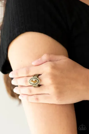 Modern Millionaire - Brass Ring - Paparazzi Accessories