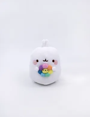 Molang Plush Rainbow Flower 16cm