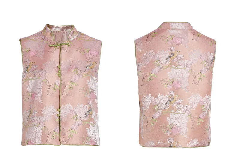 Monroe Glamorous Qipao Cheongsam Vest Top