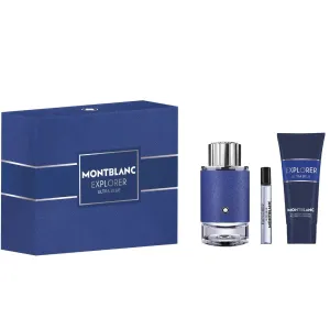 Mont Blanc Explorer Ultra Blue Gift Set For Men