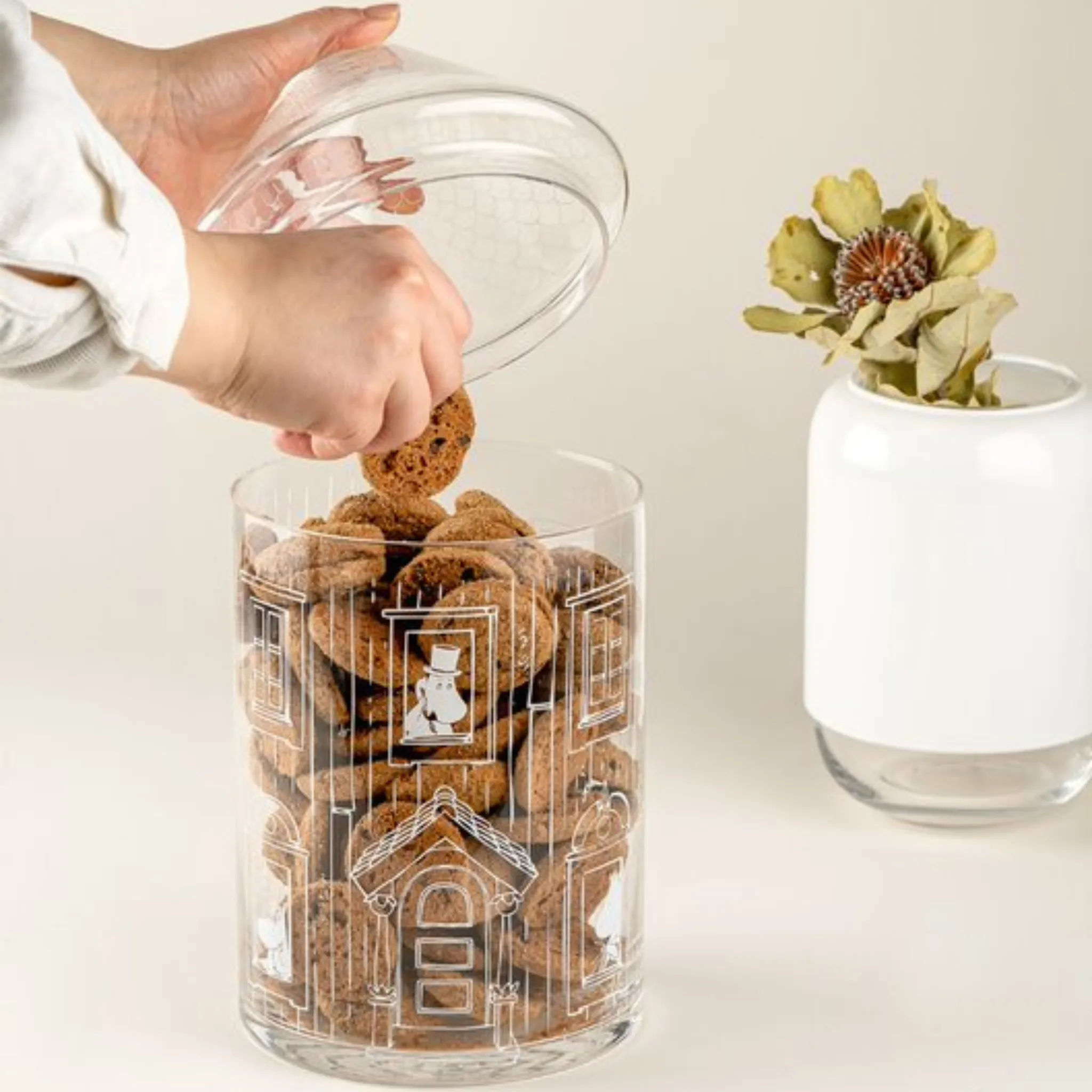 Moomin Glass Jar - Moominhouse