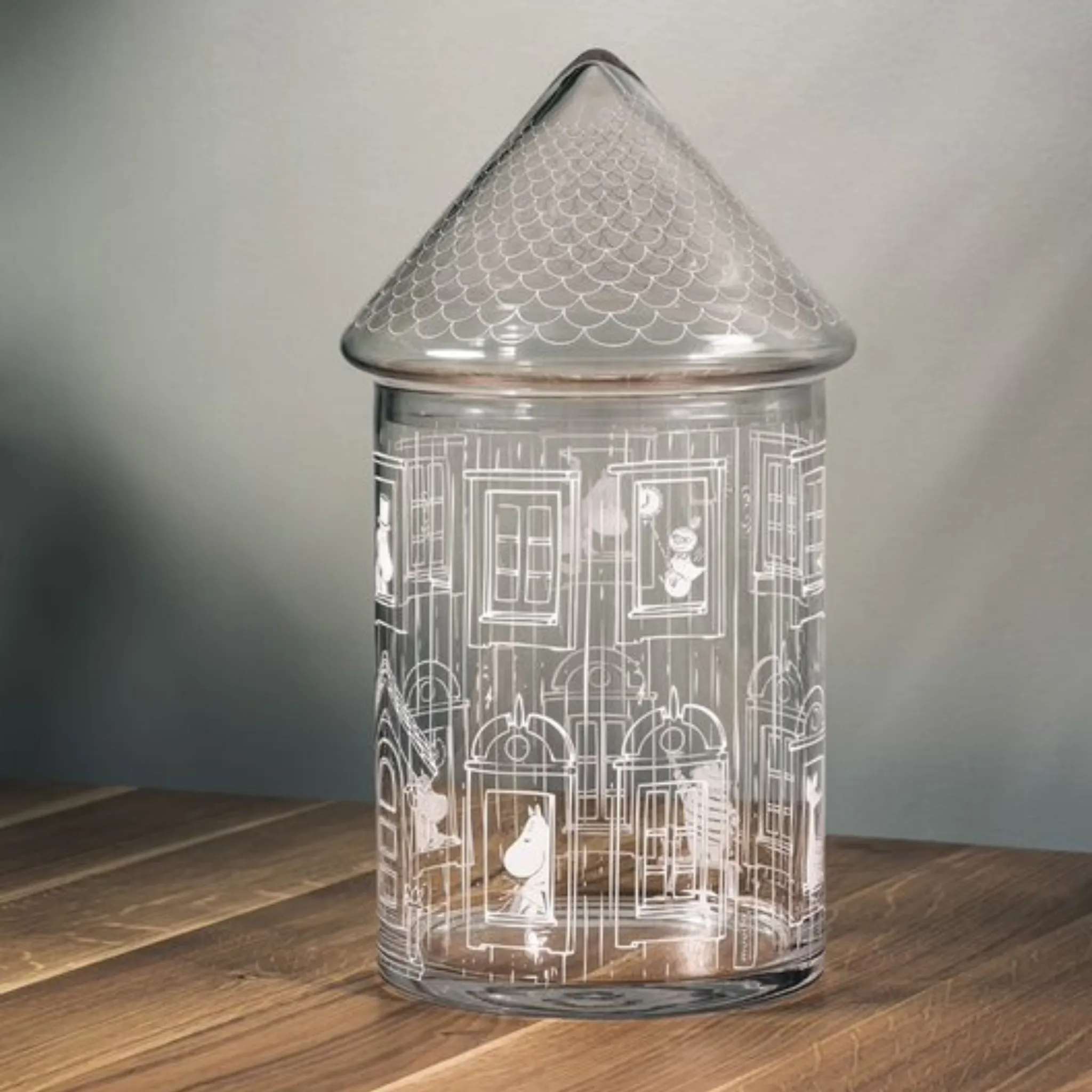 Moomin Glass Jar - Moominhouse