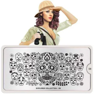 Moyou London Stamping Plate - Explorer 08
