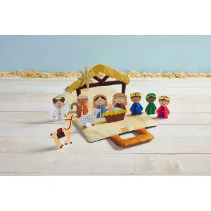 Mud Pie My Nativity Pouch Set