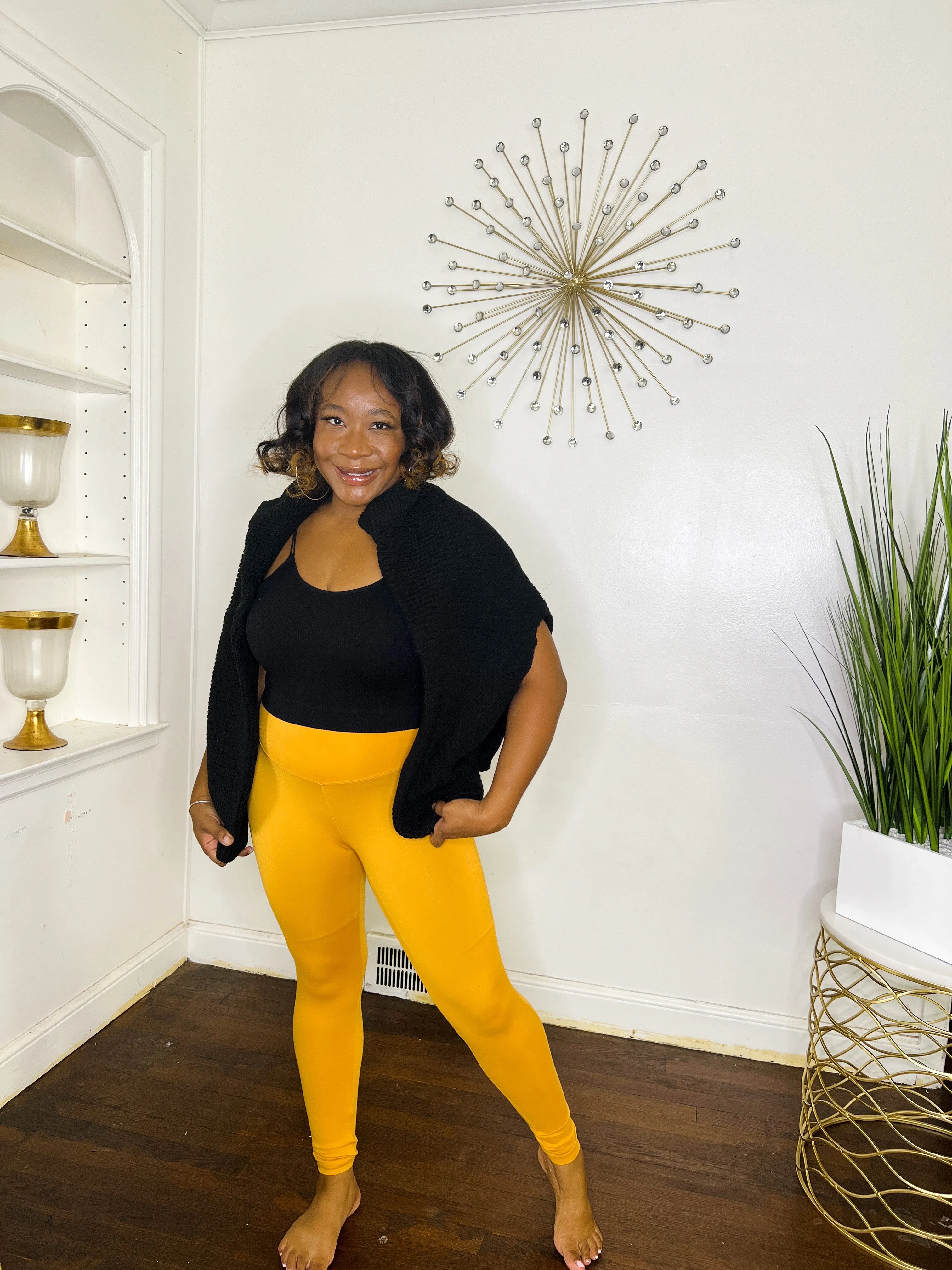 Mustard Cozy Leggings