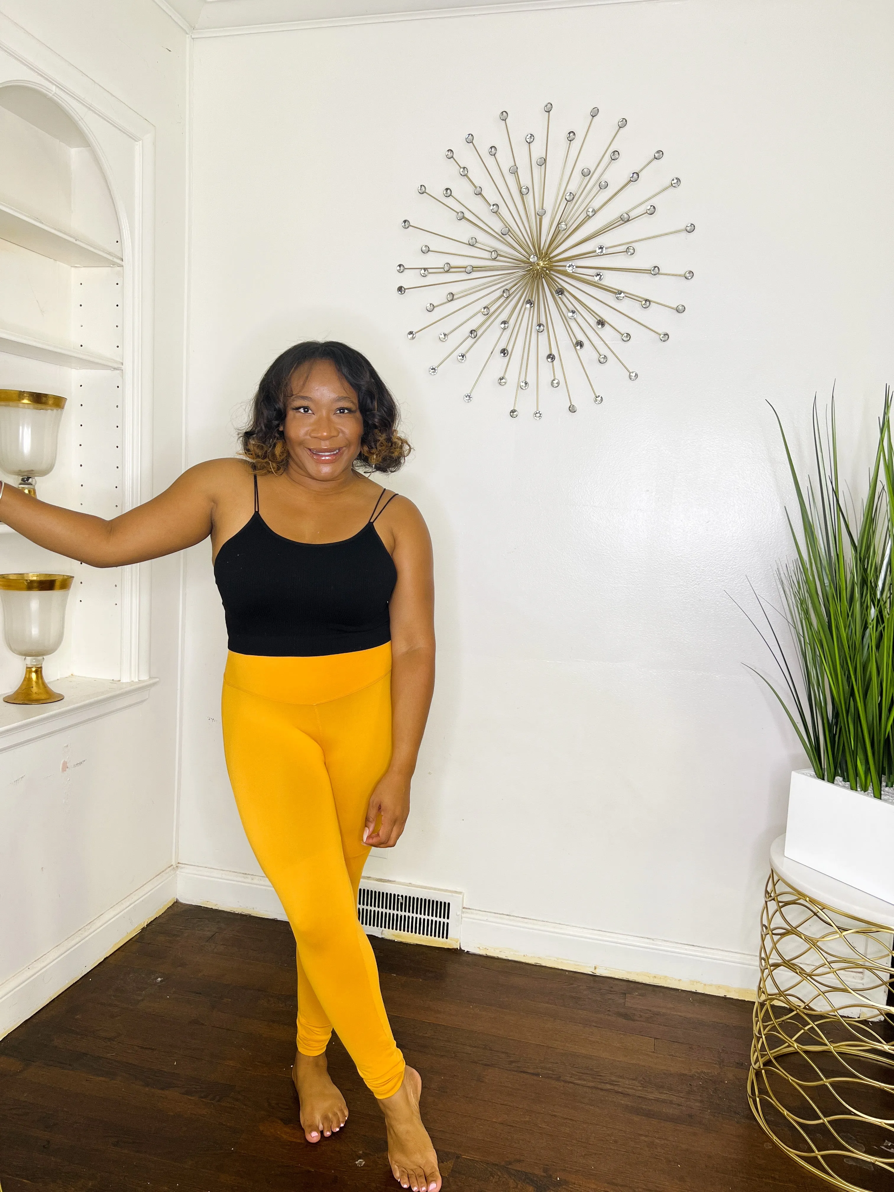 Mustard Cozy Leggings