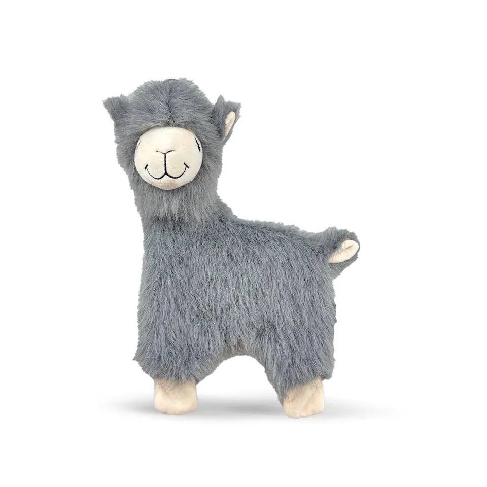 NANDOG FLORIDA - MY BFF FURRY ALPACA PLUSH DOG TOY - GRAY