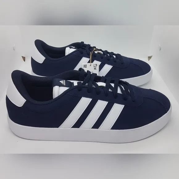 New Adidas VL Court 3.0 Navy Casual Sz 12      P11