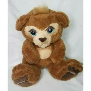 New Blue Eyed Brown Plush Teddy Bear Singing Baby Shark Song Stuffed Animal