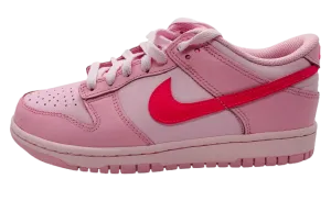 NIKE DUNK LOW TRIPLE PINK GS
