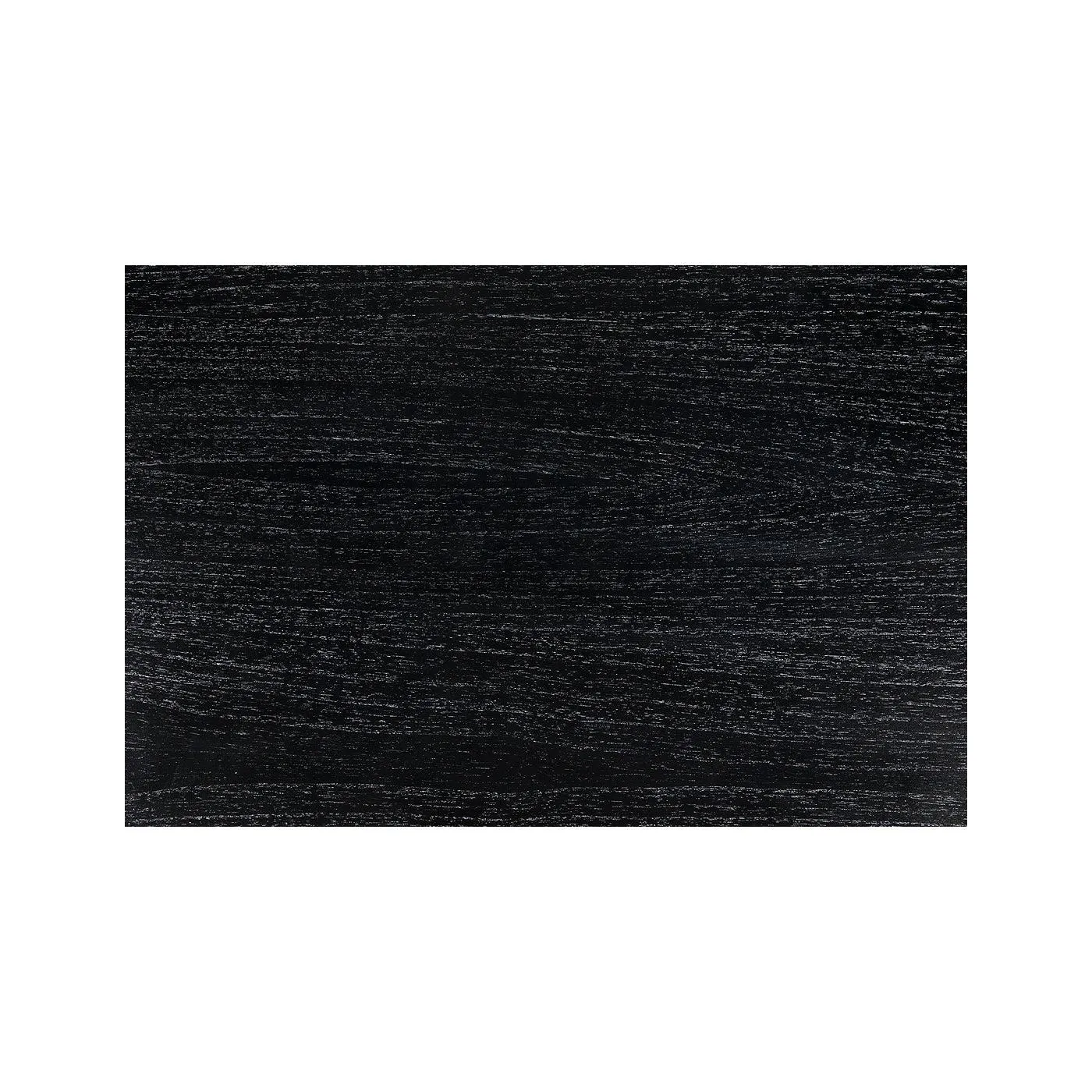 Noho Hutch, Hand Rubbed Black with Light Brown Trim
