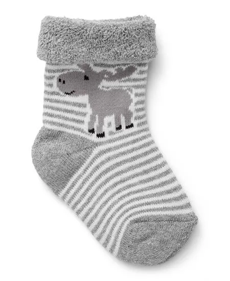 Norwegian Baby's Socks 2 Pack - Pink/Grey