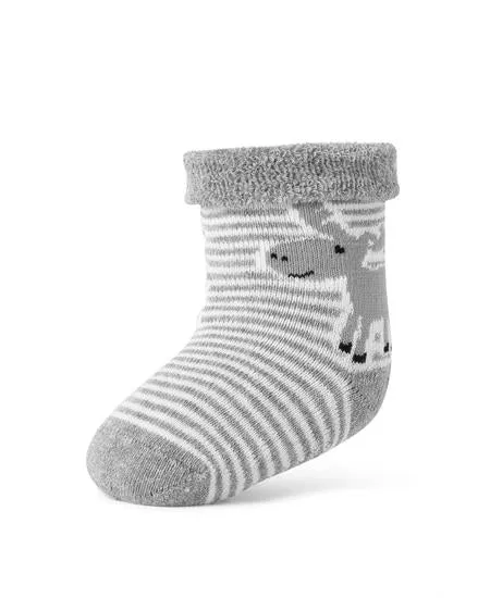 Norwegian Baby's Socks 2 Pack - Pink/Grey