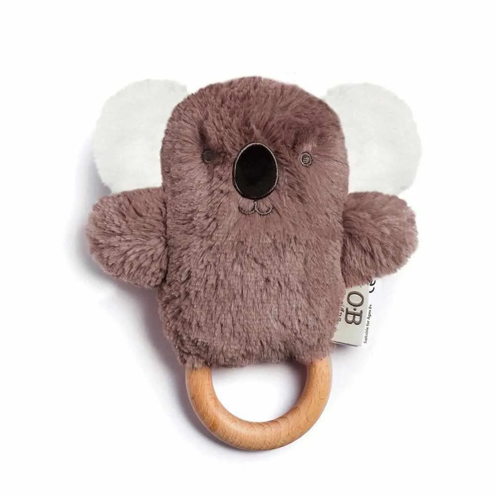 O.B Designs Kobe Koala Rattle & Teething Ring