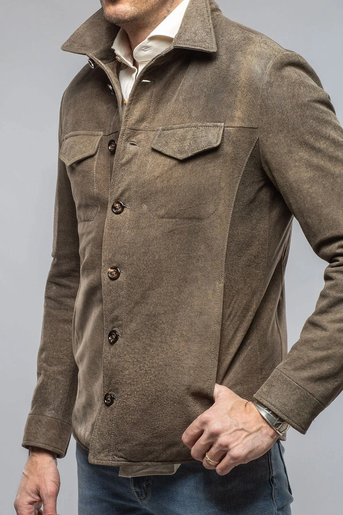Odin Rugged Shirt Jacket In Southwest Beige