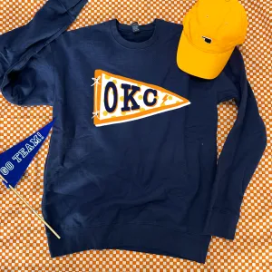 OKC SPIRIT: OKC Spirit Pennant Flag (SWEATSHIRT)