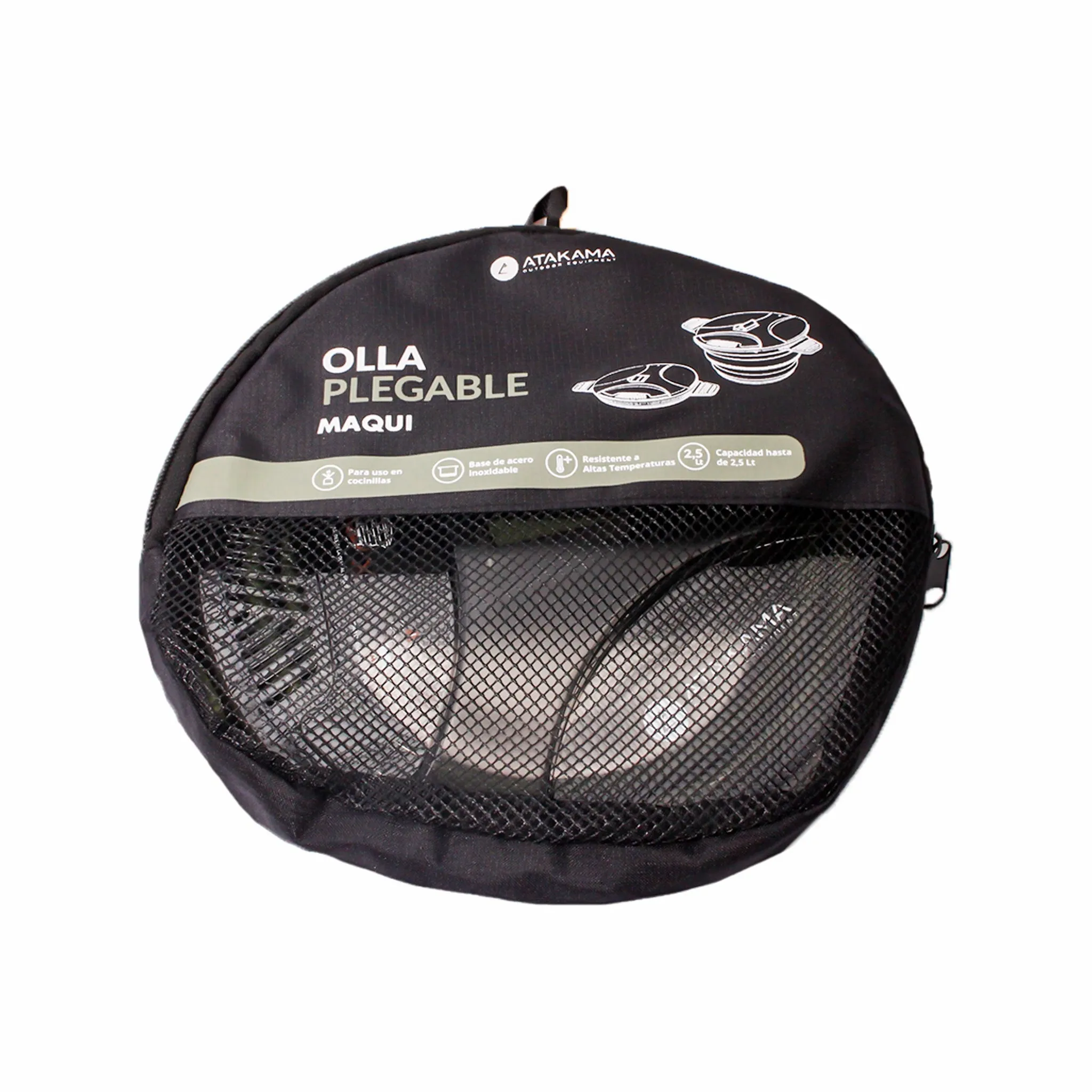 Olla plegable Maqui 2,5 lt Atakama Outdoor