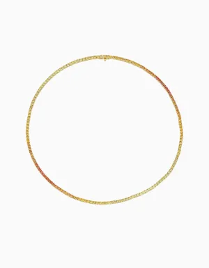 Ombre Tennis Necklace (EXCLUSIVE)