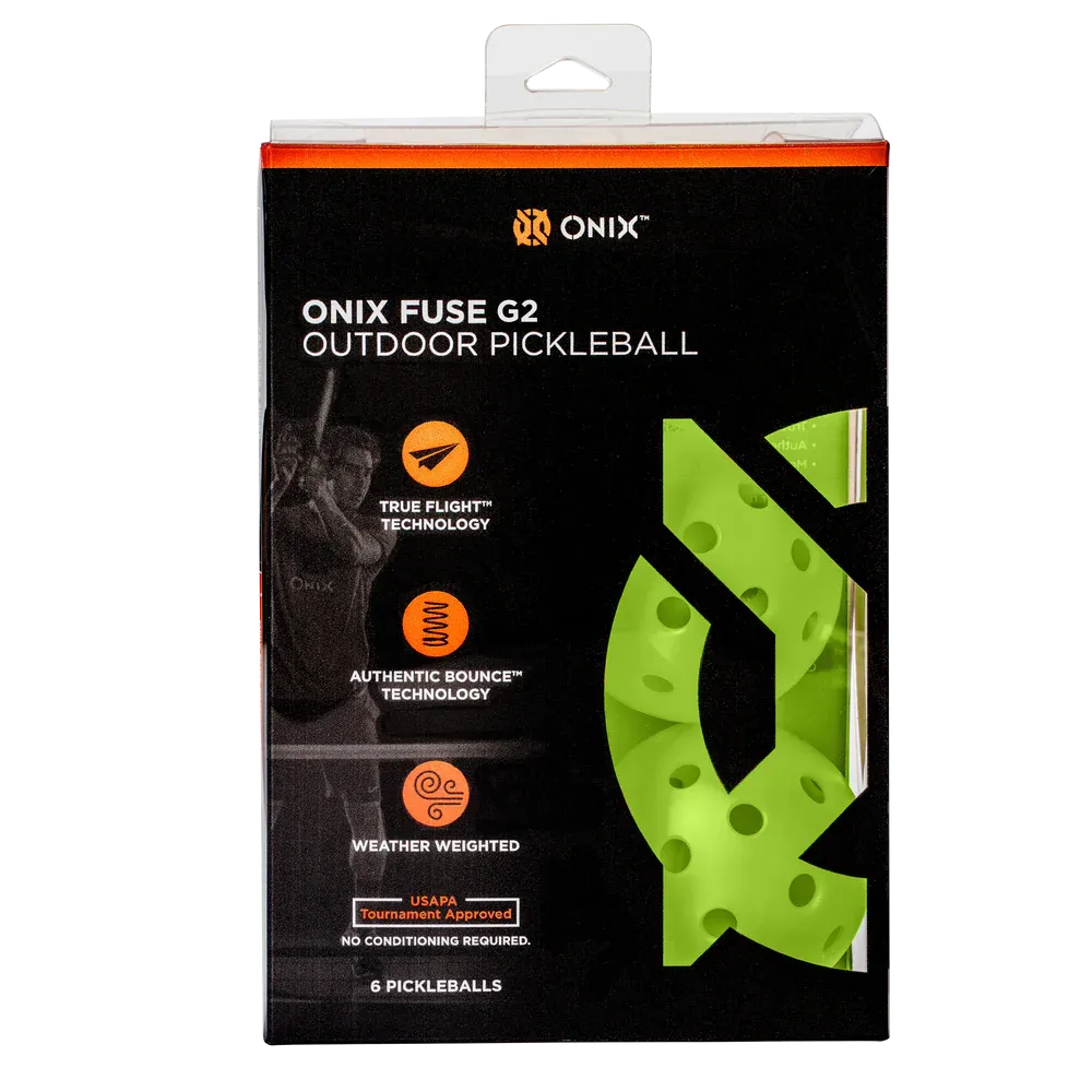 Onix Fuse G2 Outdoor Grenn - 6 balls pack