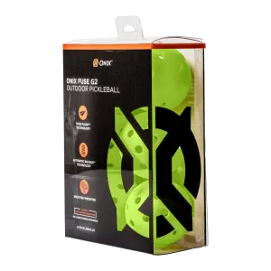 Onix Fuse G2 Outdoor Grenn - 6 balls pack