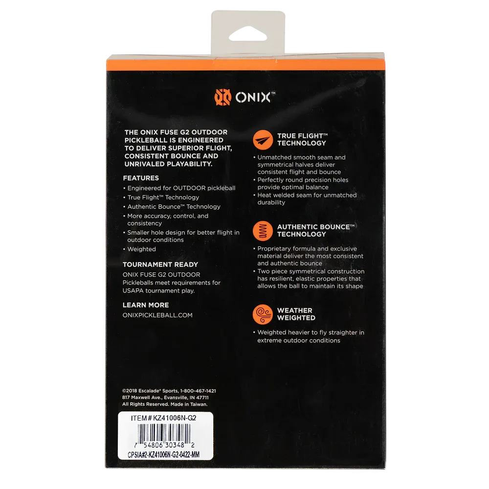 Onix Fuse G2 Outdoor Grenn - 6 balls pack