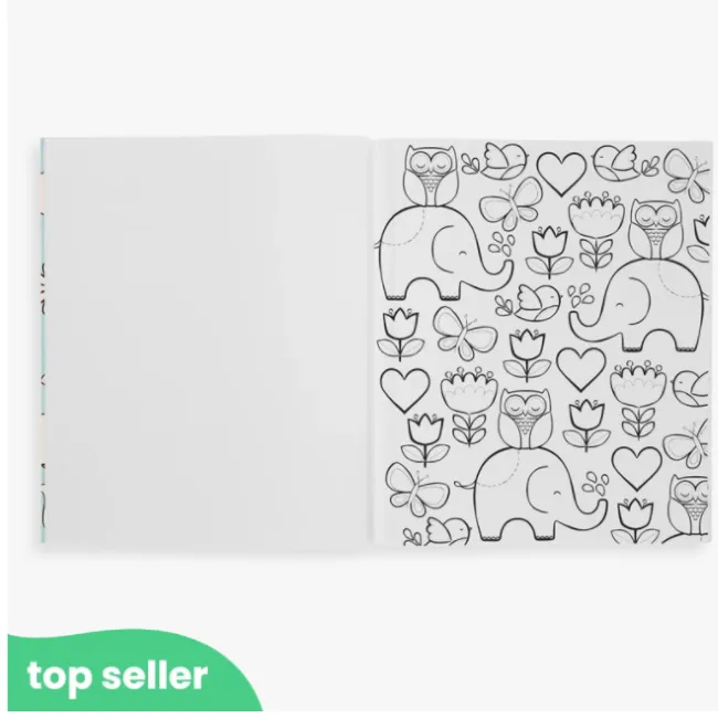 ooly color-in' book - little cozy critters