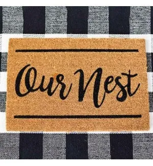 OUR NEST DOOR MAT
