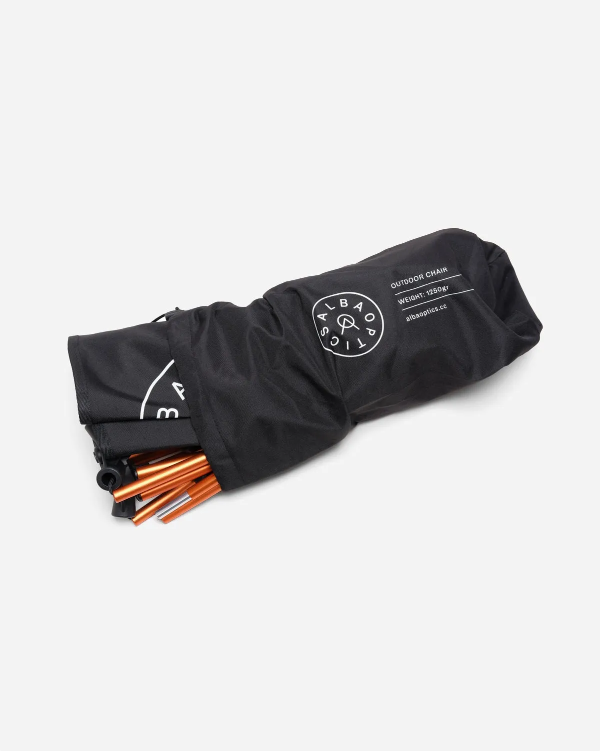 Outdoor Chair - Black / Orange