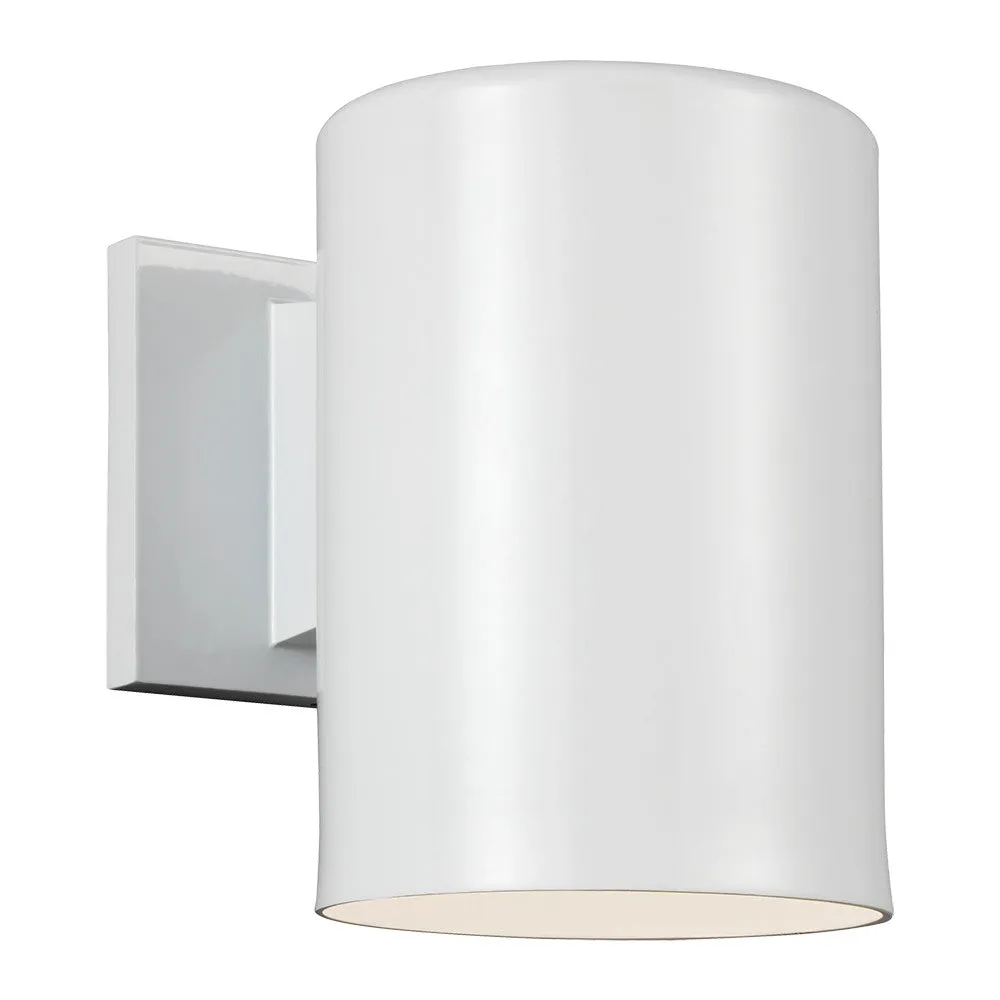 Outdoor Cylinders White 1 Light